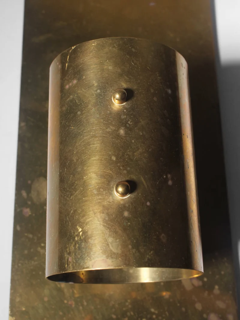 Mid-Century Brass Candle Sconce From Colseth, Norway