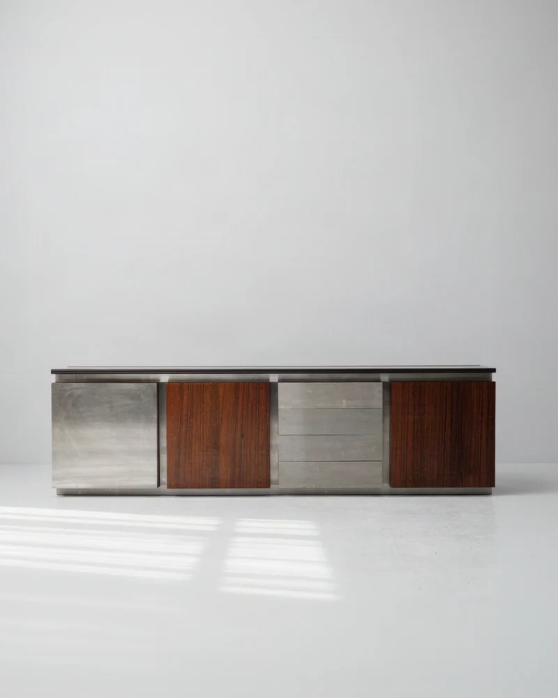 Restored Large Parioli Sideboard | Room Divider by Giotto Stoppino for Acerbis