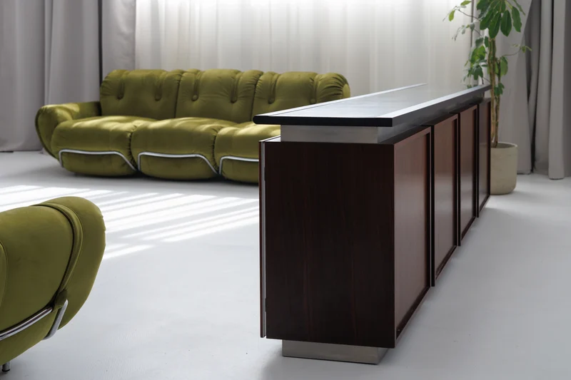 Restored Large Parioli Sideboard | Room Divider by Giotto Stoppino for Acerbis