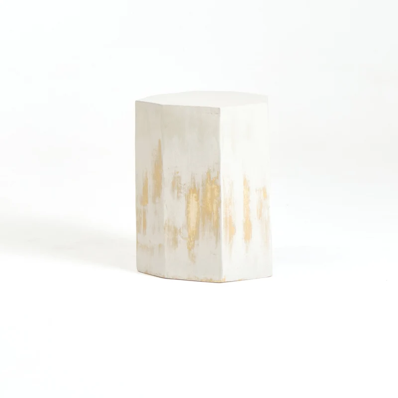 Ceramic Side Table (geometric)