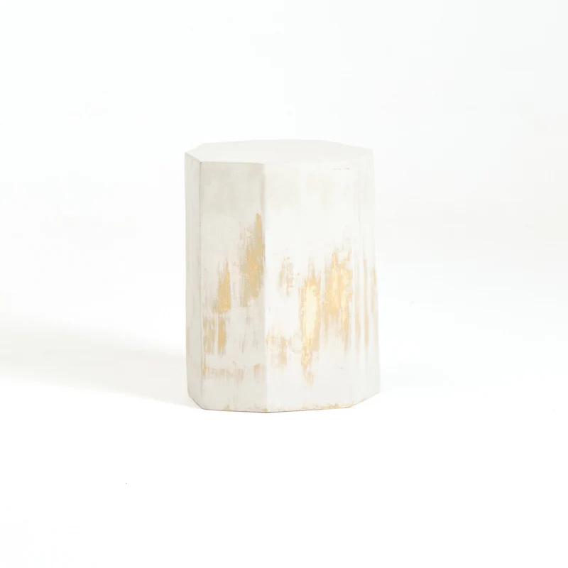 Ceramic Side Table (geometric)