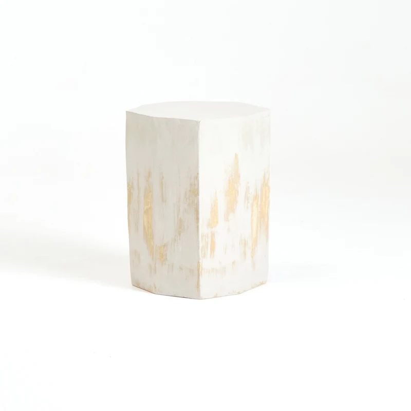 Ceramic Side Table (geometric)