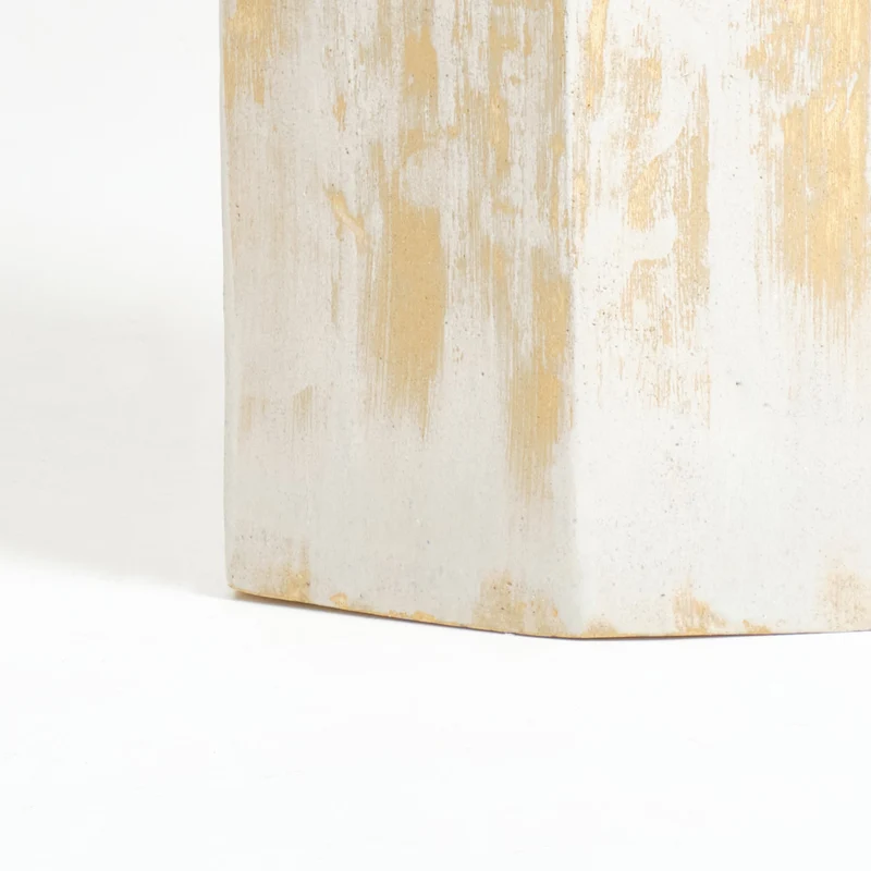 Ceramic Side Table (geometric)