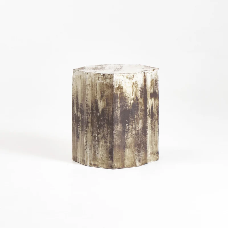 Ceramic Side Table (geometric)