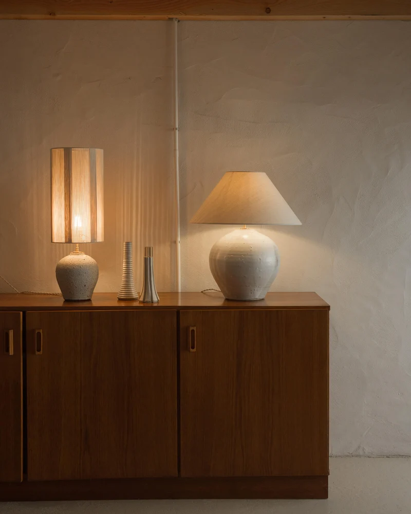 Contemporary Table Lamps in Ceramic "Méga"