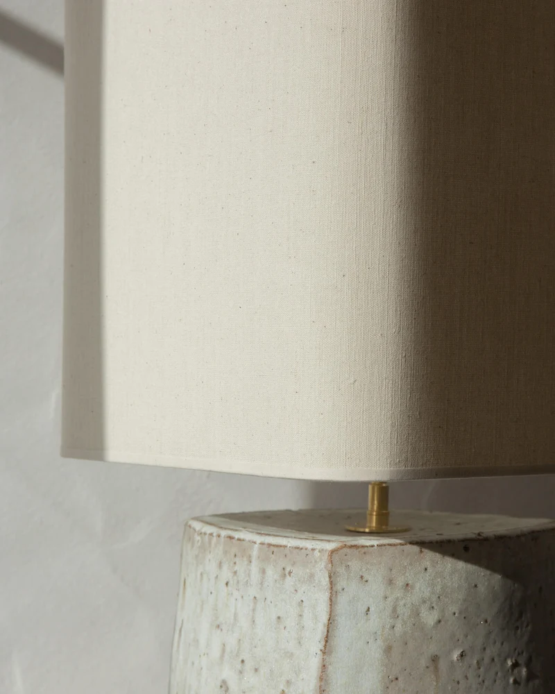Météor Table Lamps in Ceramic and Textile