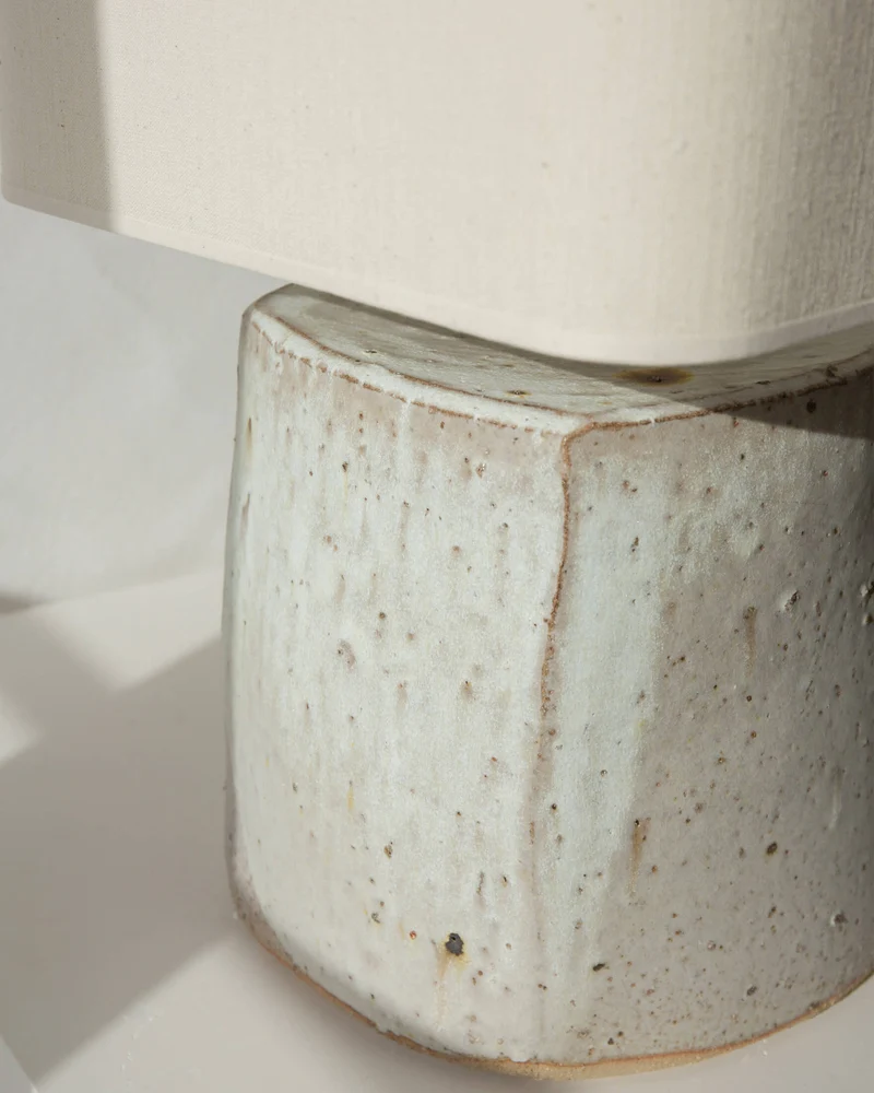 Météor Table Lamps in Ceramic and Textile