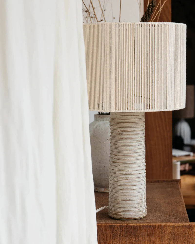 Contemporary Classic Table Lamps in Glass "Patagonia"
