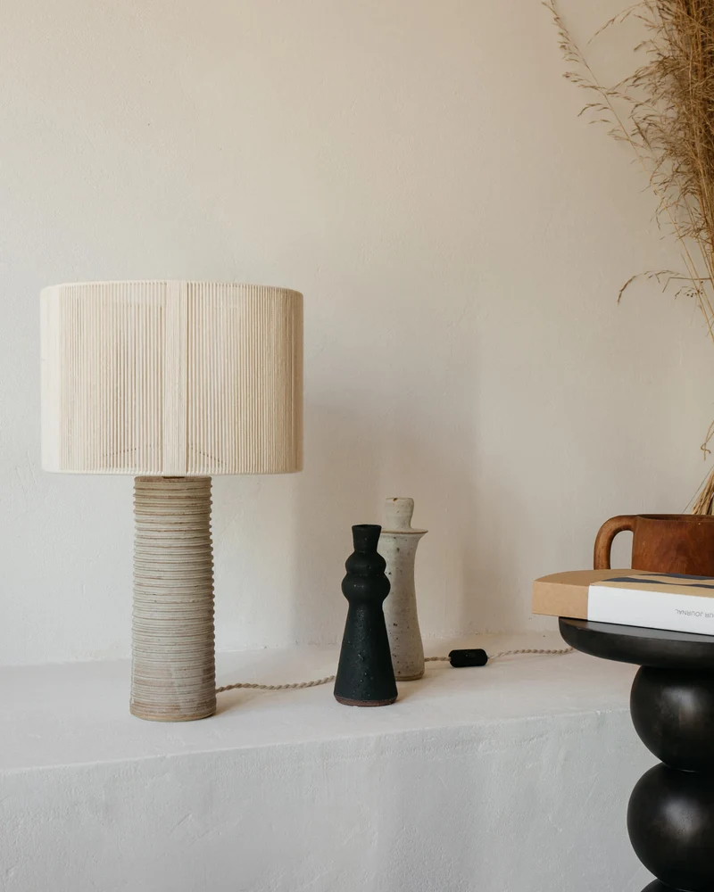 Contemporary Classic Table Lamps in Glass "Patagonia"