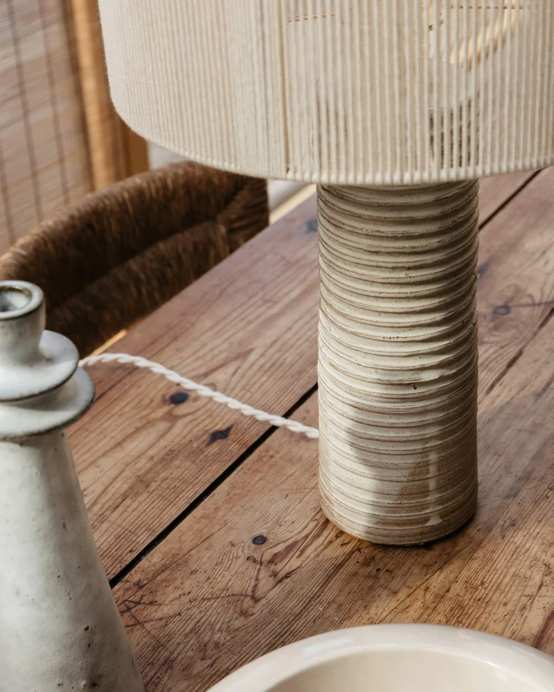 Contemporary Classic Table Lamps in Glass "Patagonia"
