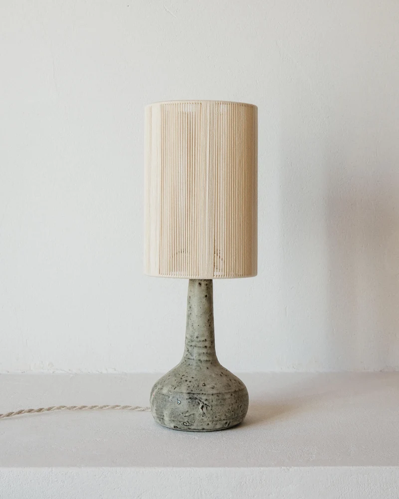 Contemporary Table Lamps in Ceramic "Lune"