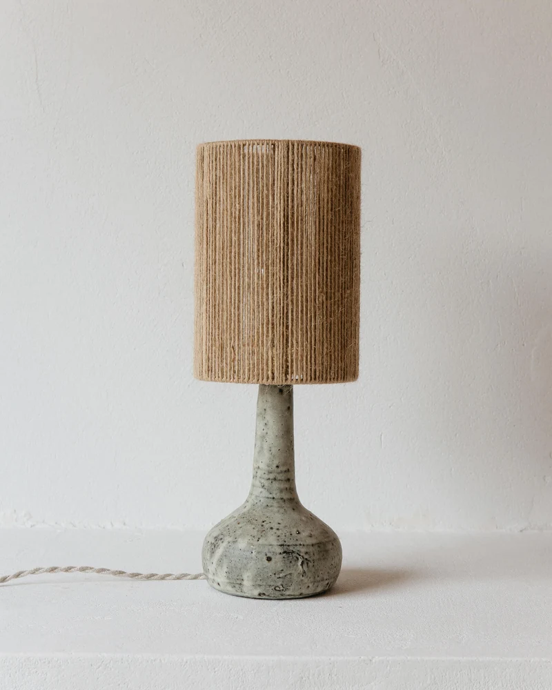 Contemporary Table Lamps in Ceramic "Lune"