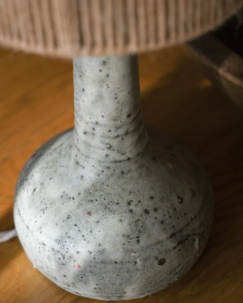 Contemporary Table Lamps in Ceramic "Lune"