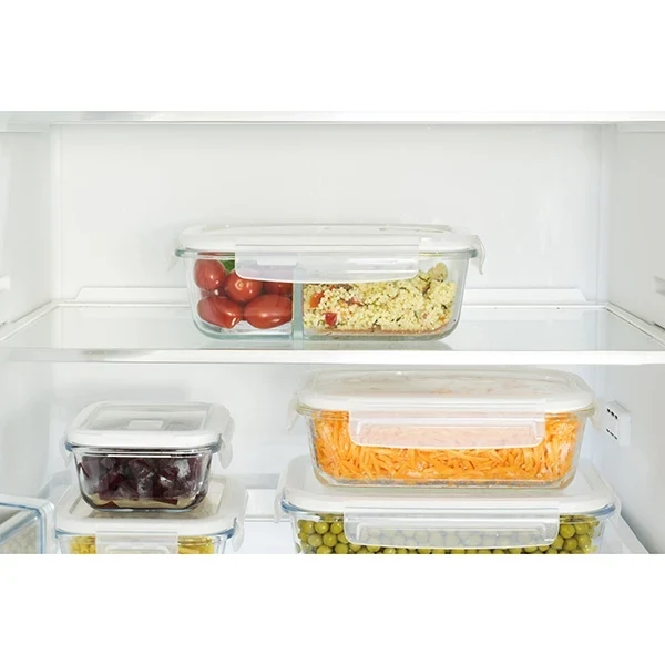 Boîte rectangulaire en verre 650 ml Pebbly