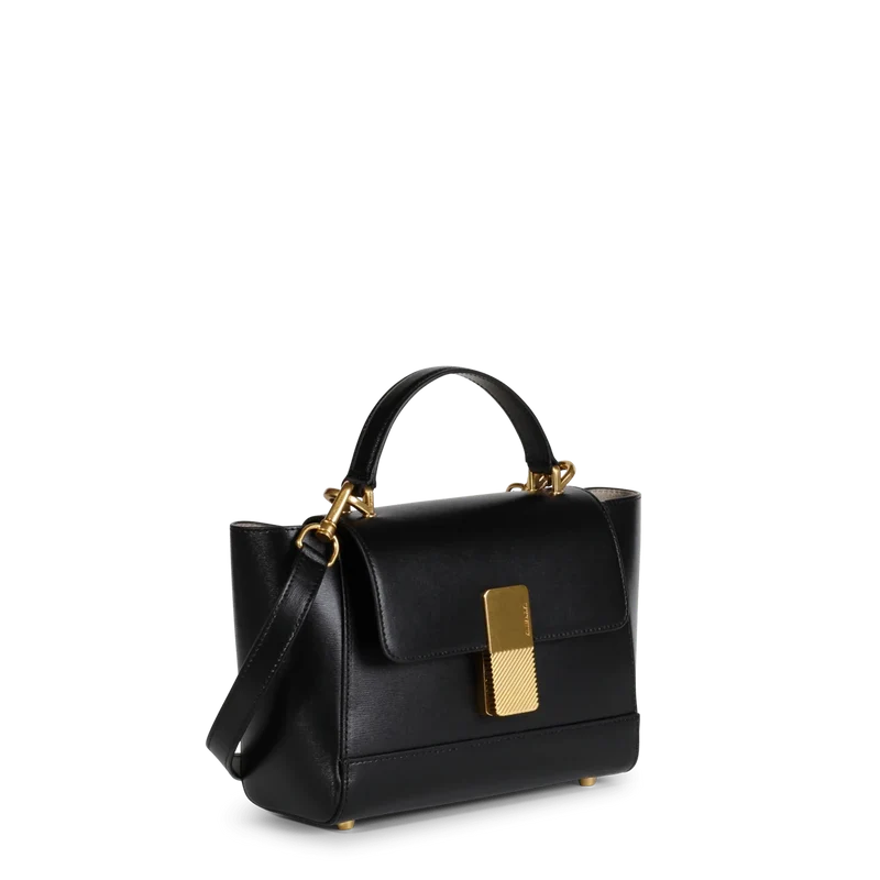 Mini Marly - Cuir Box Noir