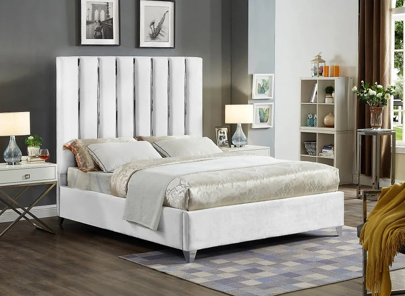 The Chrome Channel Design Features Velvet Bed – IF-5622