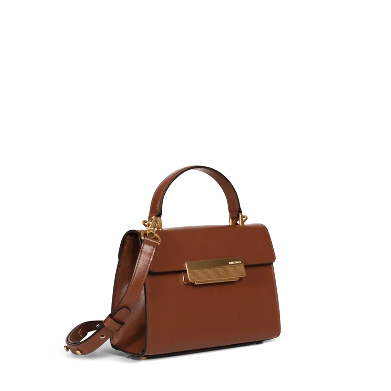 Mini Capucine - Cuir Box Camel