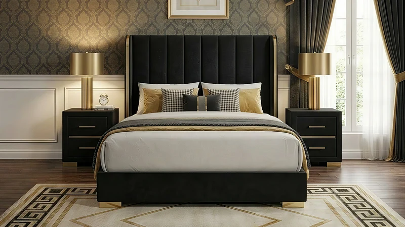 MADISON-BLACK™ – 6-PIECE BEDROOM SET