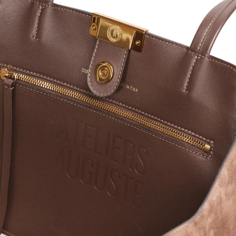 Sévigné - Cuir Velours Chocolat