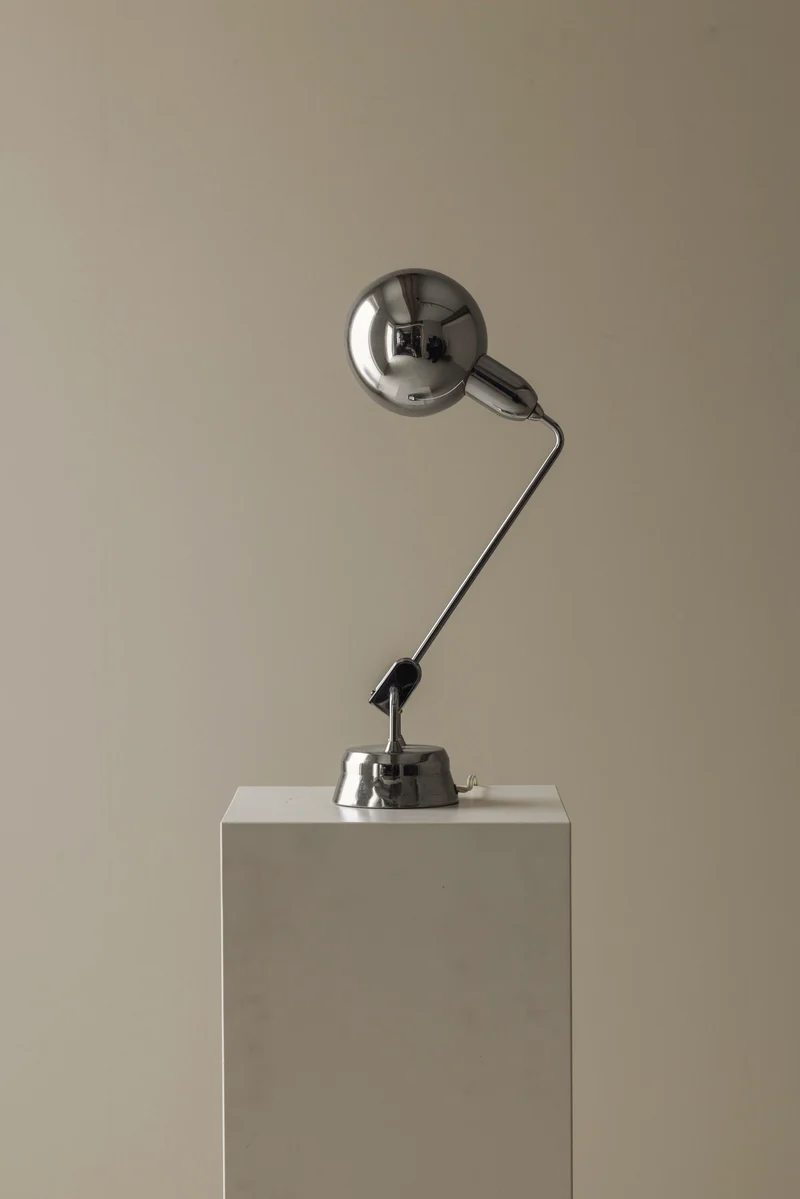 Vintage Jumo Table Lamp Selected by Charlotte Perriand, France, 1940’s