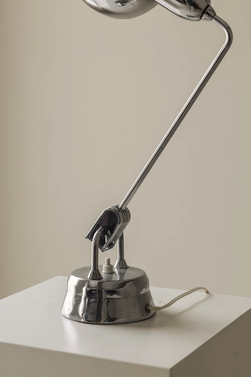 Vintage Jumo Table Lamp Selected by Charlotte Perriand, France, 1940’s