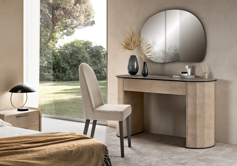 Coiffeuse design italien effet pierre – Dune
