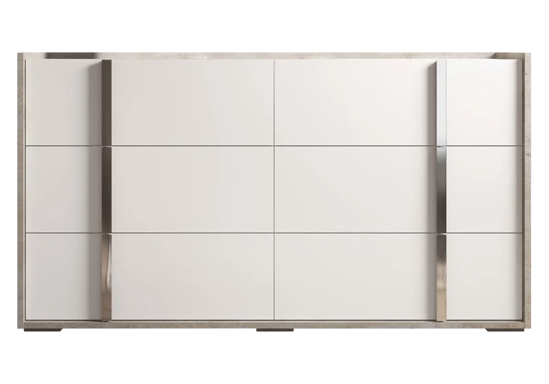 Ensemble chambre 160x200 blanc béton – Treviso