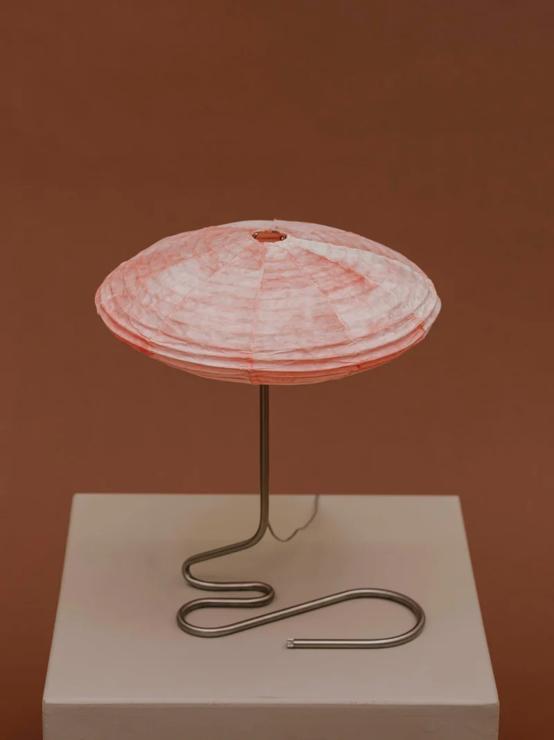 Peach Sky Stainless Steel Table Lamp