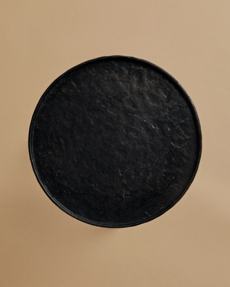 Brut Vol. I — Hand-Forged Iron Side Table