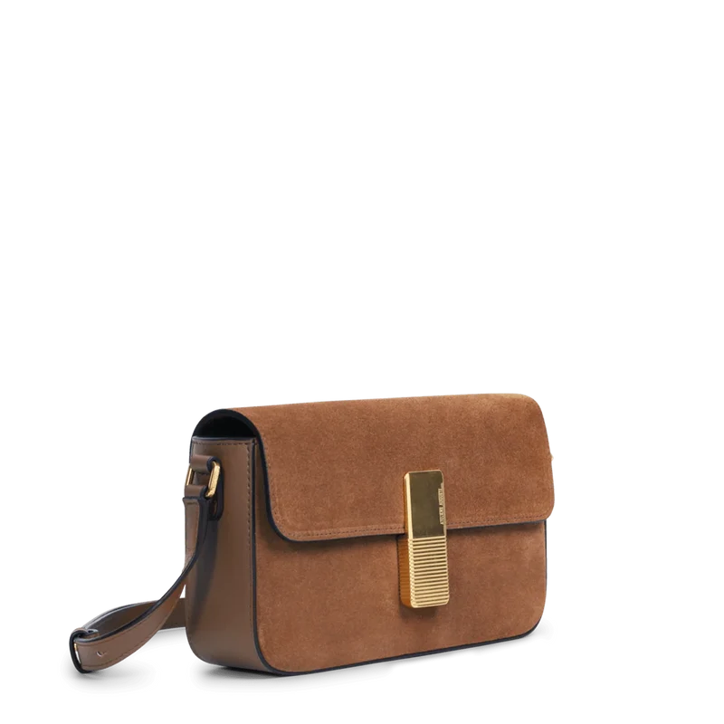 Monceau Baguette - Cuir Velours Camel
