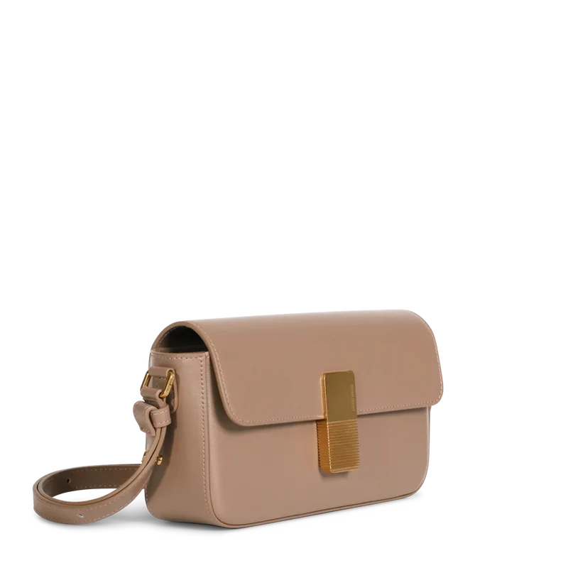 Monceau Baguette - Cuir Box Taupe
