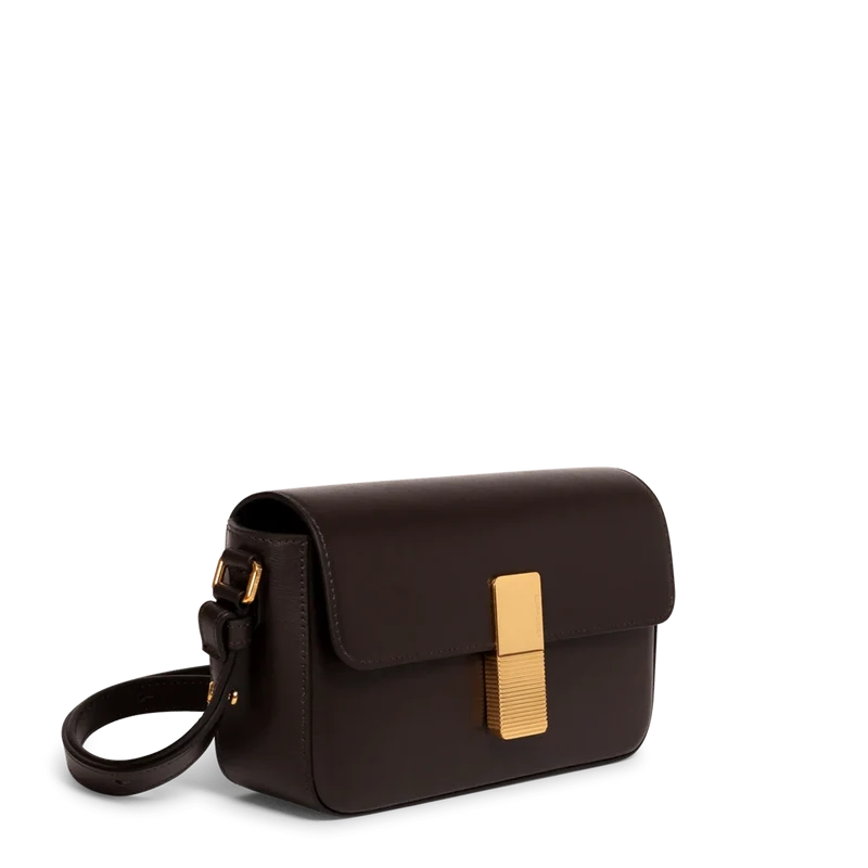 Monceau Baguette - Cuir Box Chocolat