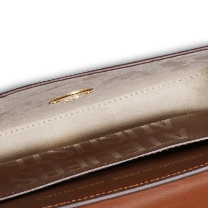 Monceau Baguette - Cuir Box Camel