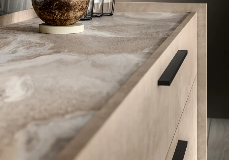 Meuble de rangement design italien effet pierre – Dune