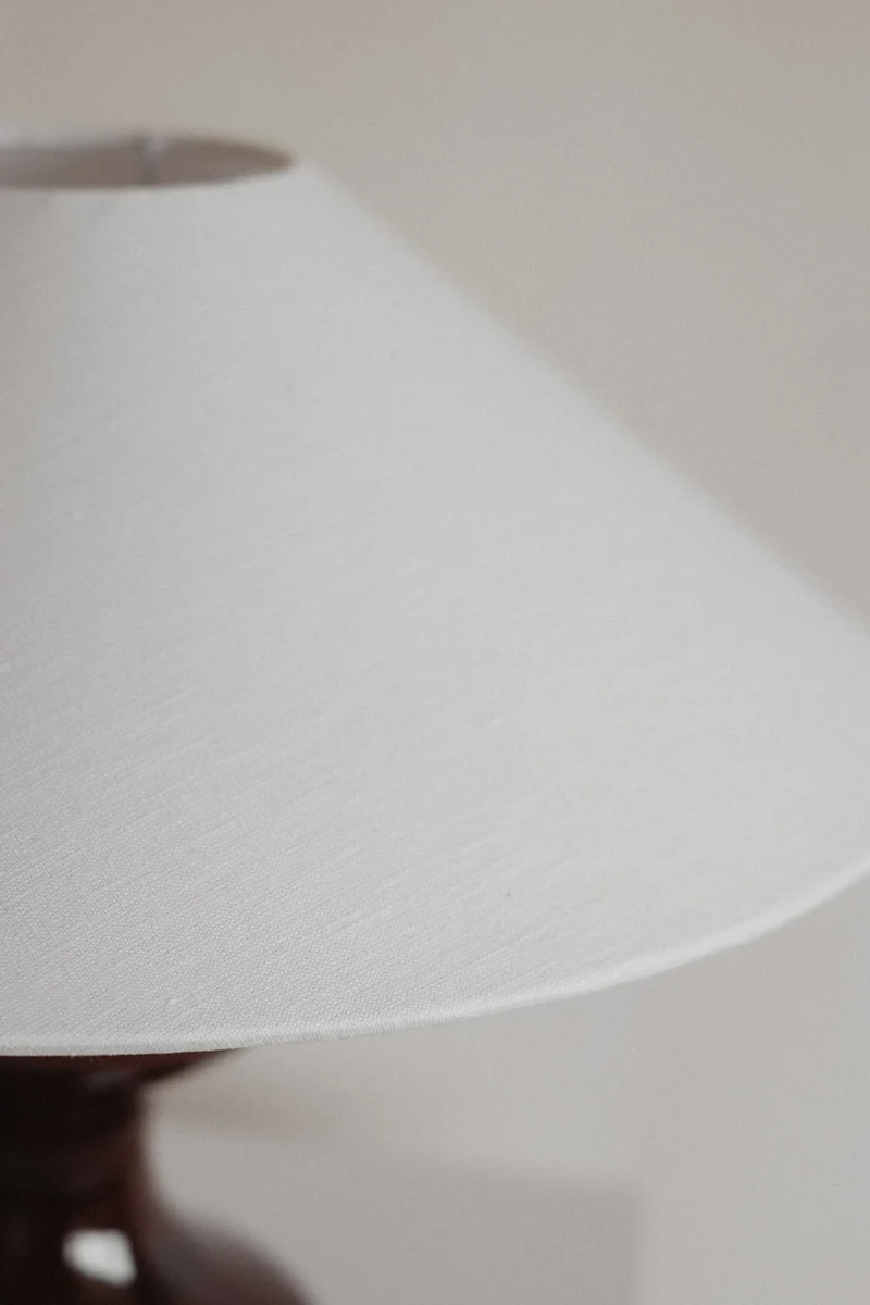 The Cordovan Hourglass Ceramic Table Lamp
