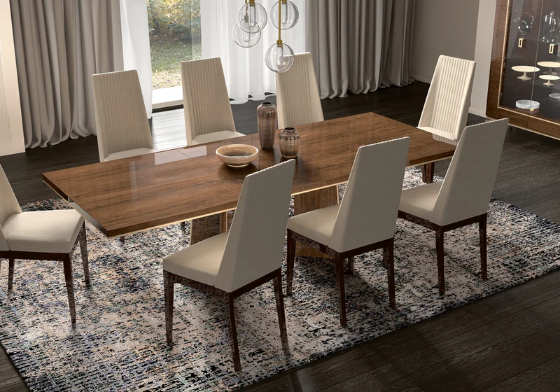 Table à manger 250 cm avec 8 chaises – Eva