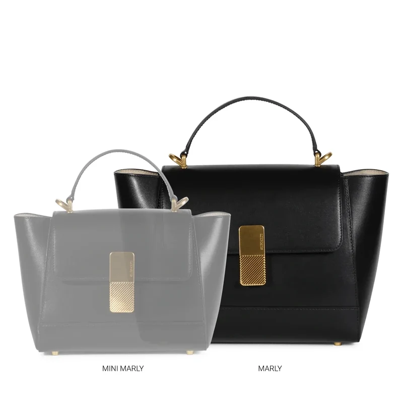 Marly - Cuir Box Noir