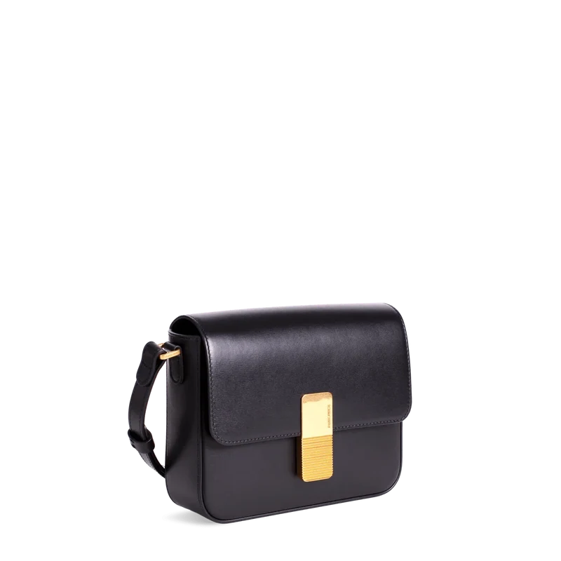 Mini Monceau - Cuir Box Noir