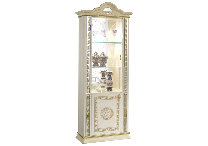 Ensemble meubles de salon baroque beige doré - CROWN