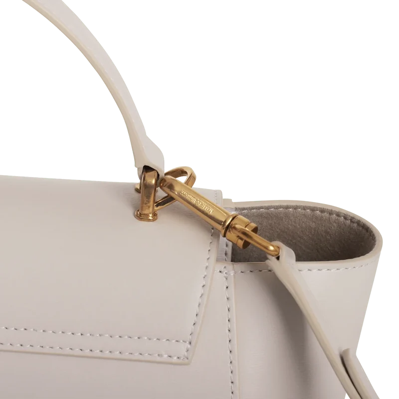 Marly - Cuir Box Blanc Cassé