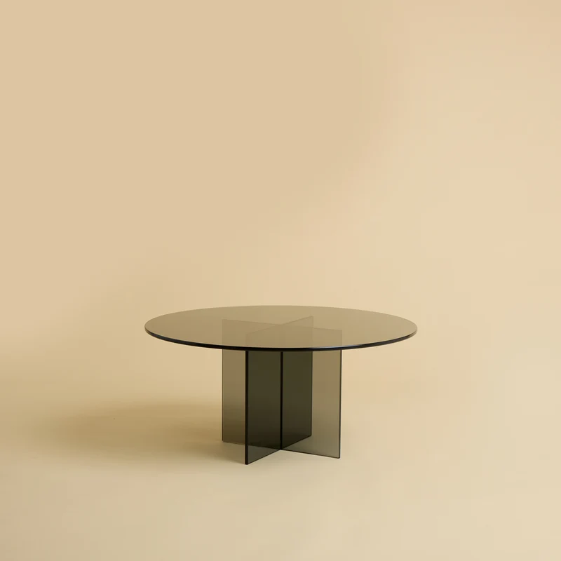 Round Glass Coffee Table - AKA Series