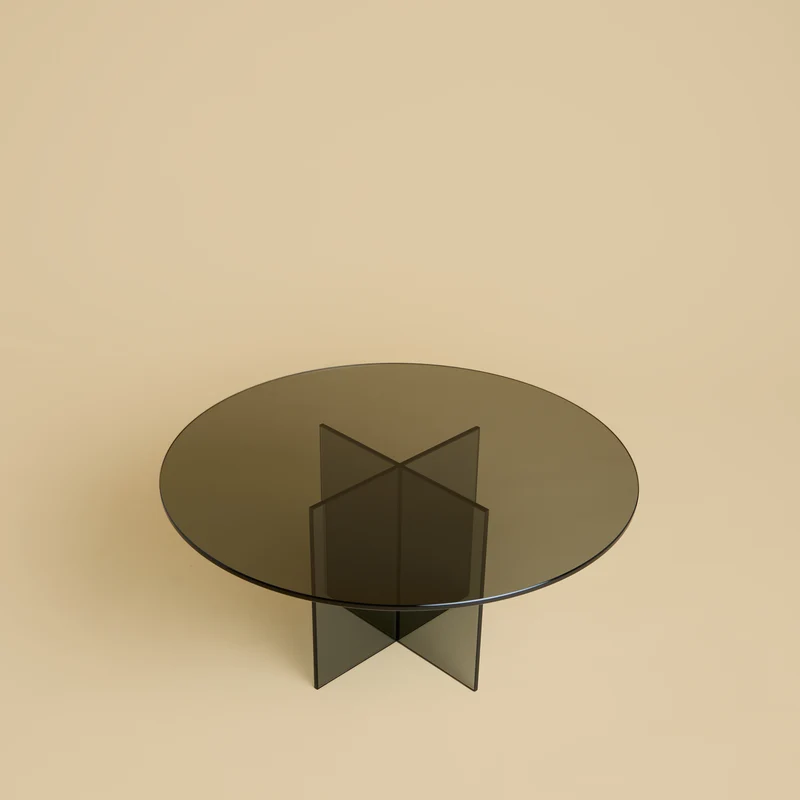 Round Glass Coffee Table - AKA Series