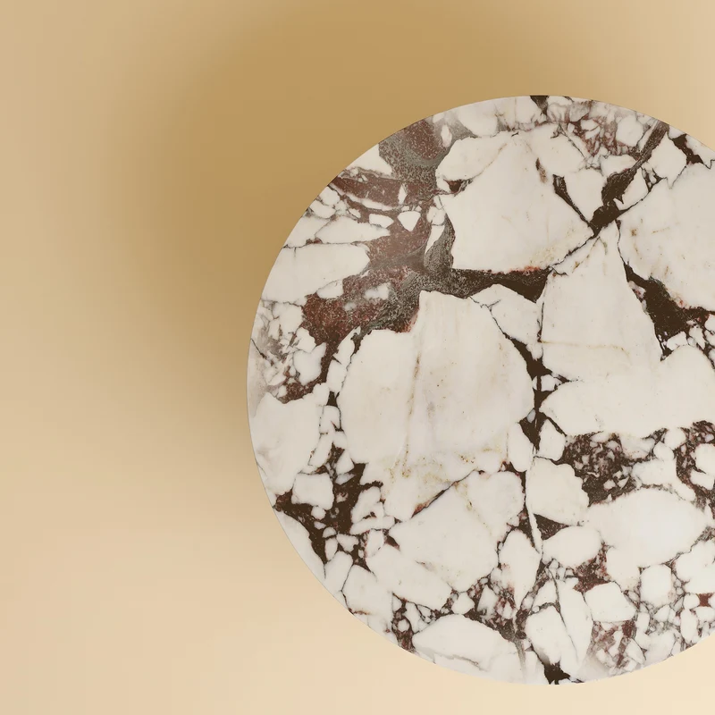 Calacatta Viola Marble and Oak Coffee Table - HIRADO Series