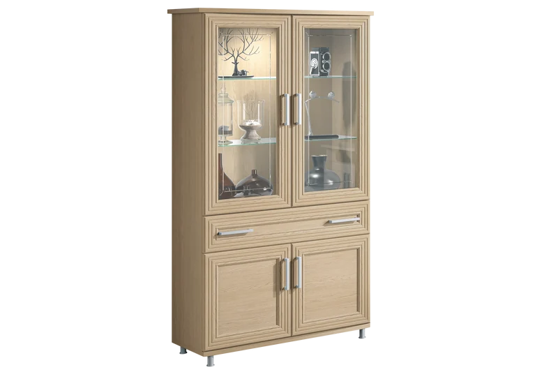 Ensemble meuble salon chêne clair – NATURA