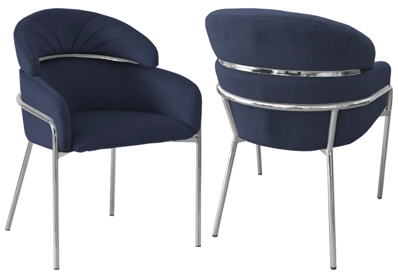 Ensemble table marbre blanc et 4 chaises noires - Leon