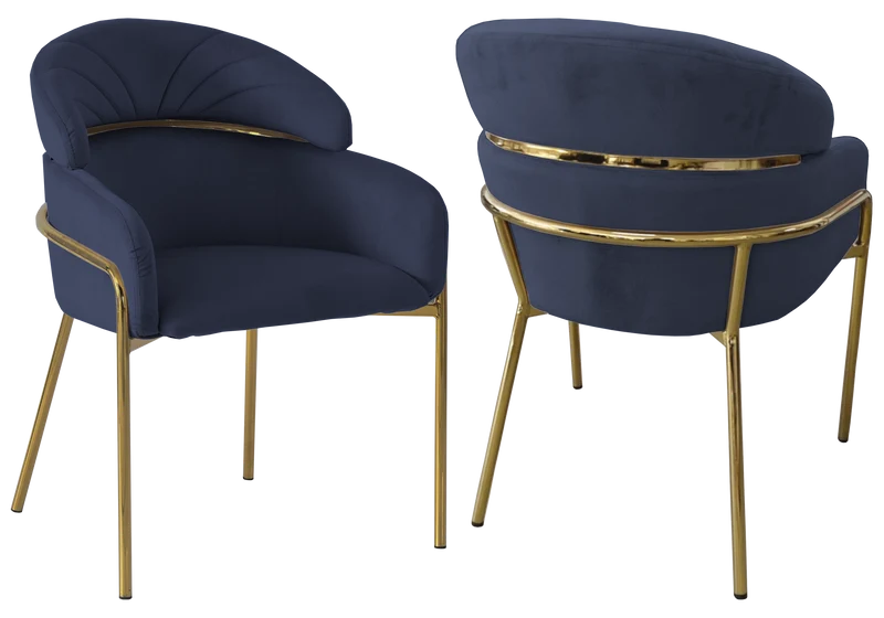 Ensemble table marbre blanc et 4 chaises noires - Leon