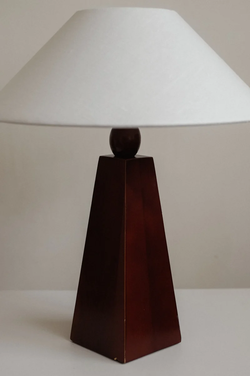 Vintage Timeless Wooden Table Lamp
