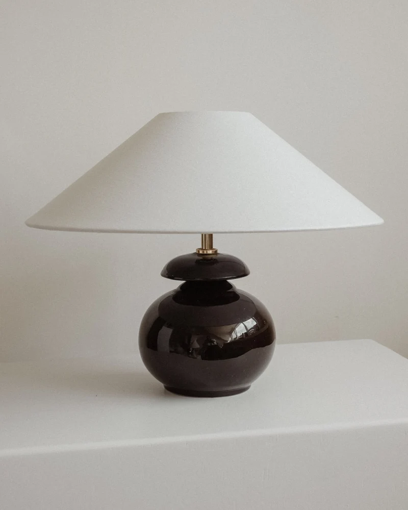 Vintage The Eclipse Ceramic Table Lamp