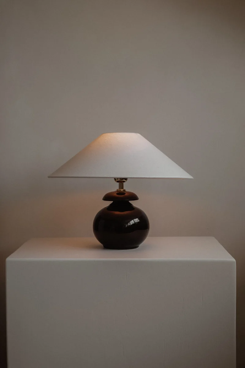 Vintage The Eclipse Ceramic Table Lamp