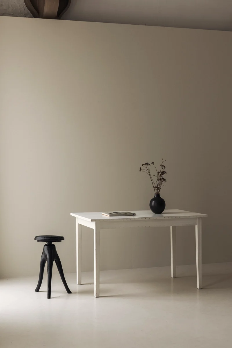 Danish Organic Tripod Stool with Adjustable Seat, Early 20th Century